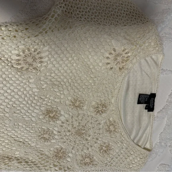 Peck & Peck Cream Top - Picture 6 of 8